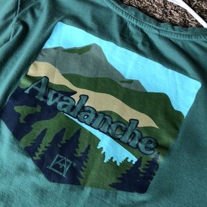 Women's Teal Avalanche Long Sleeve Top